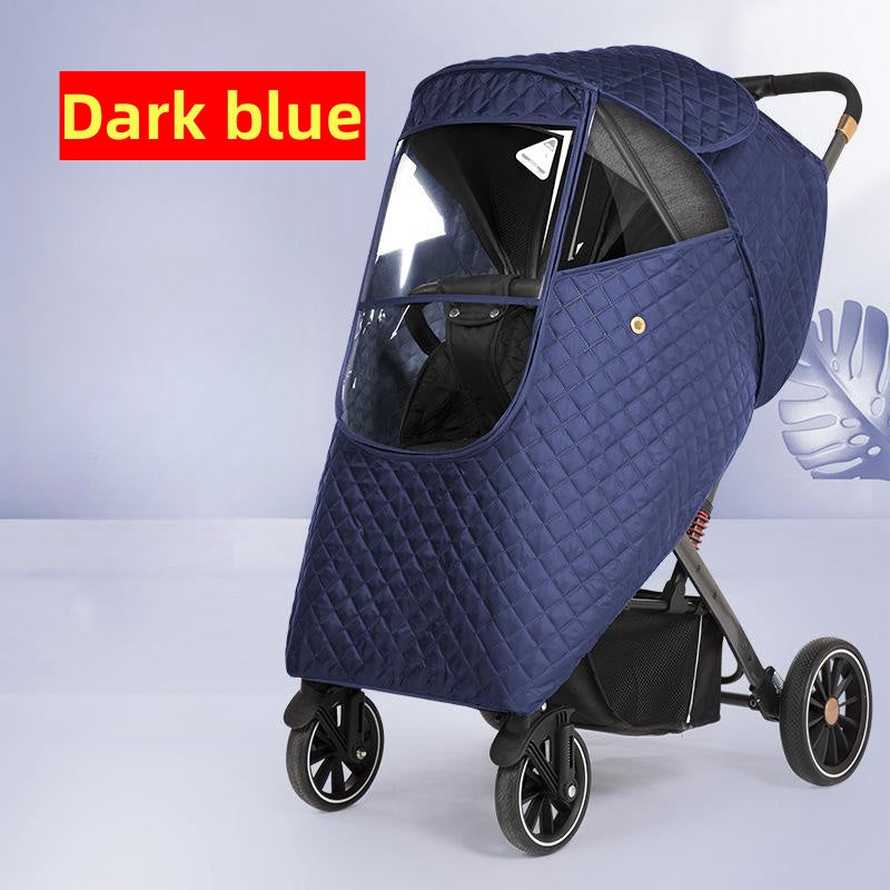Stroller Weather Cover Waterproof Rain Wind Snow Shield for Baby Stroller
