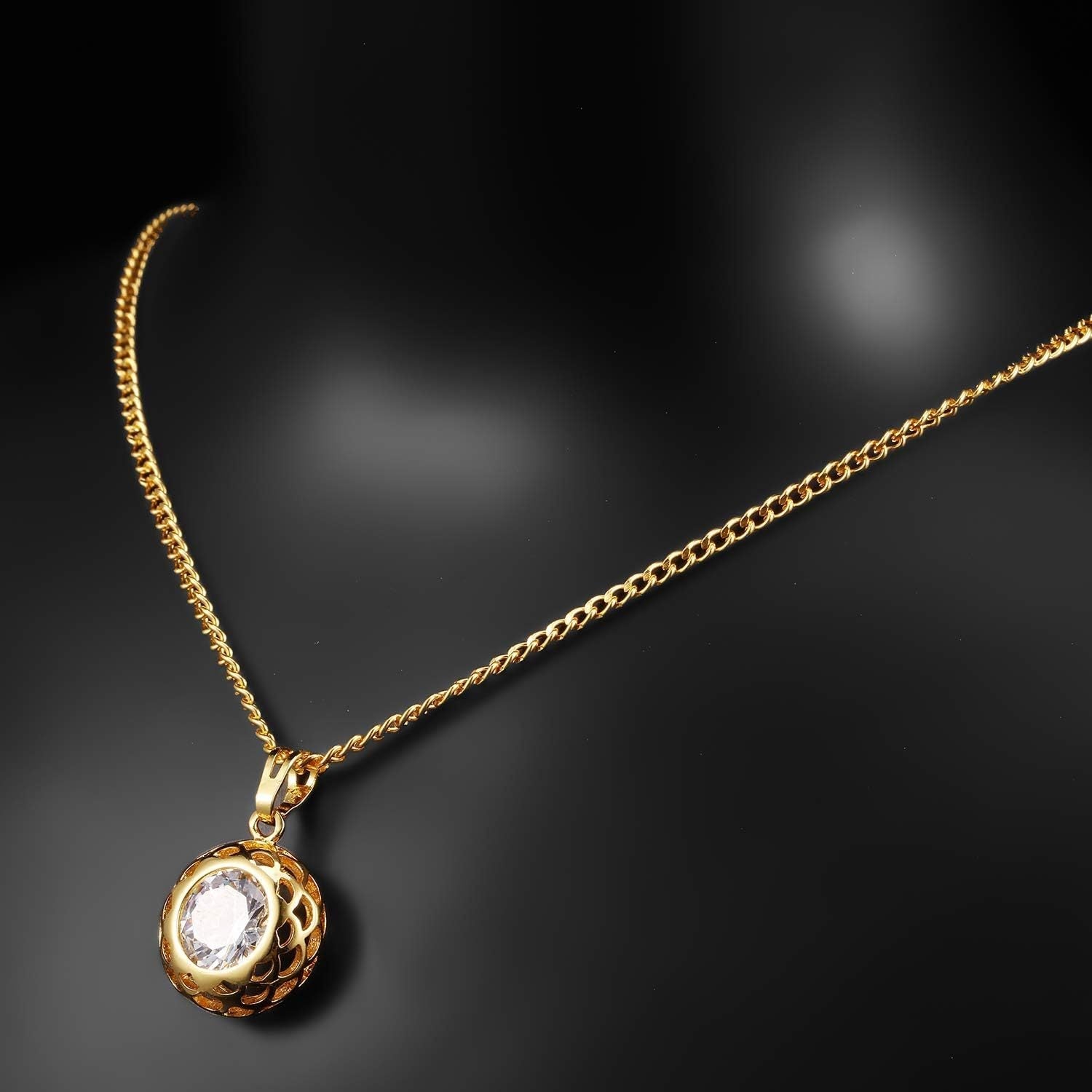 24 Golden Plated Necklace Chains with Lobster Clasps for Women Jewelry Making Supplies