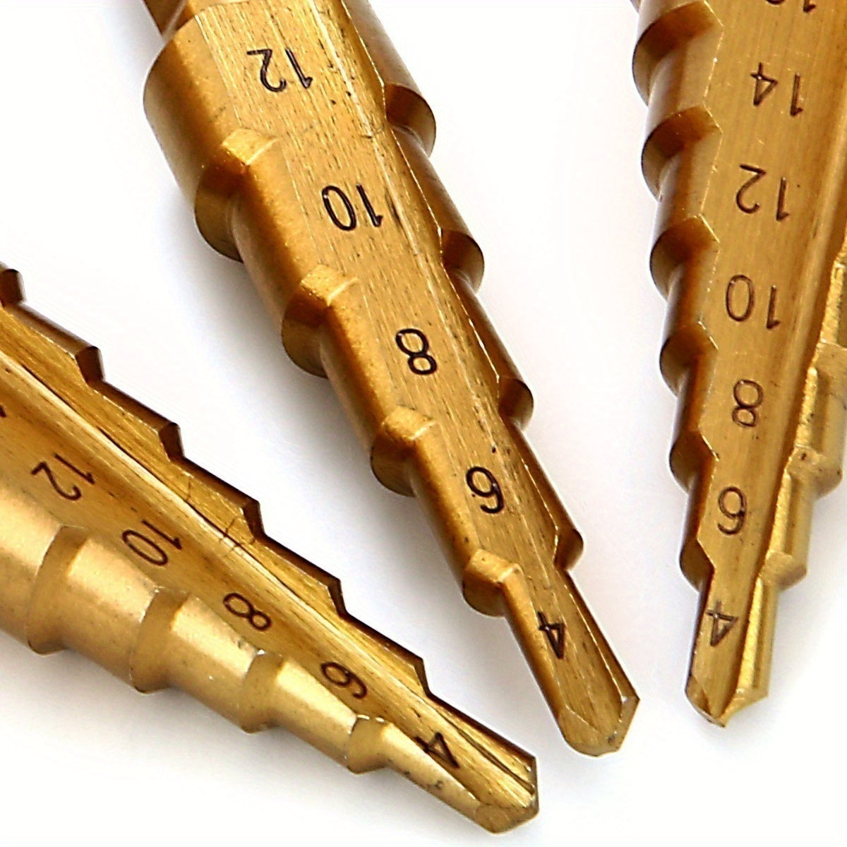 Metal Hex Core Drill Bit Set 1/4 Inch Tapered Step Drill 4-32mm