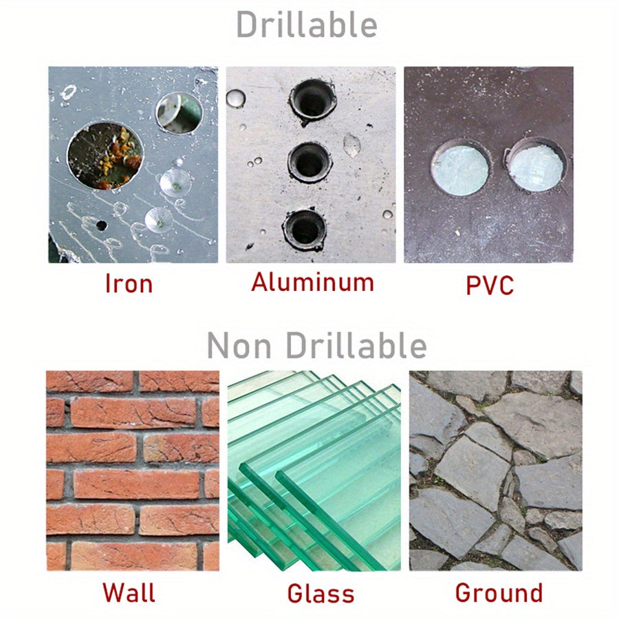 Metal Hex Core Drill Bit Set 1/4 Inch Tapered Step Drill 4-32mm