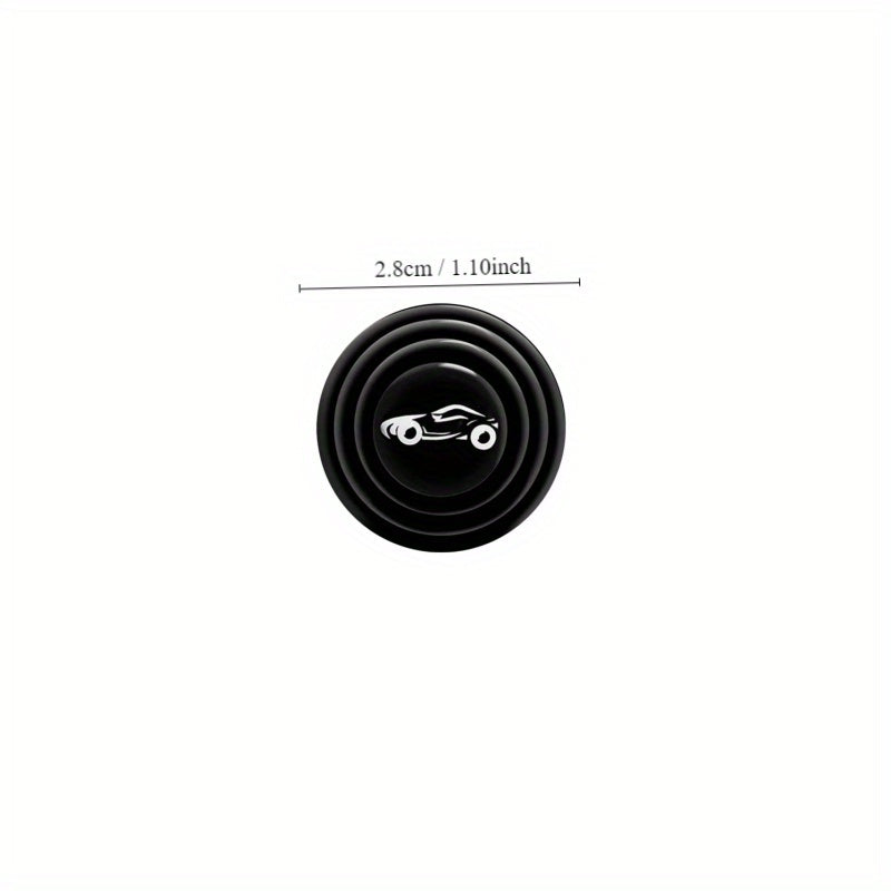 8 Pcs Car Door Trunk Sound Insulation Pads Thick Silicone Shock Absorbers