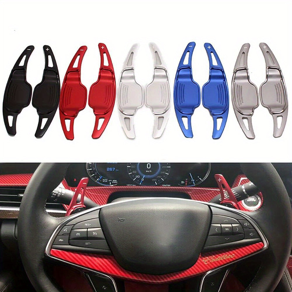 Car Steering Wheel Shift Paddle Extension 2pcs Aluminum Alloy for Camaro