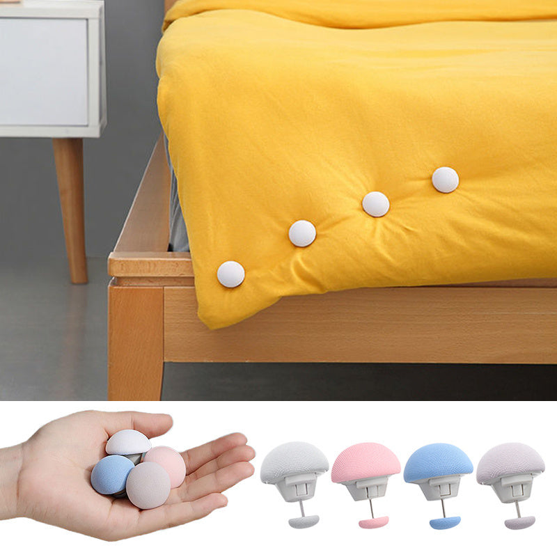 Set of 8/16 Mushroom Quilt Holders for Duvet Covers Non-slip Clips for Bedding