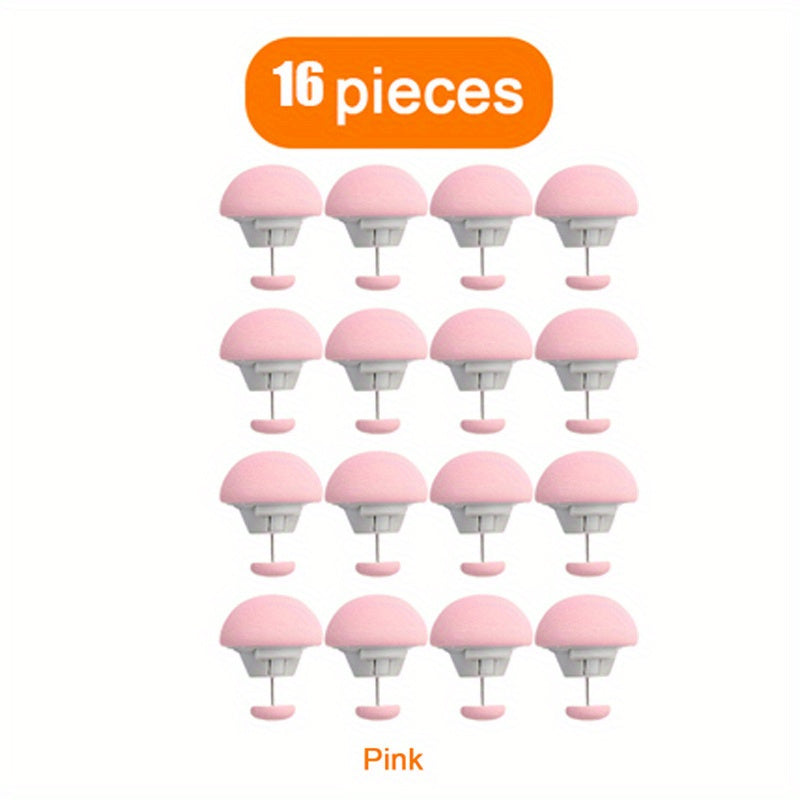 Set of 8/16 Mushroom Quilt Holders for Duvet Covers Non-slip Clips for Bedding