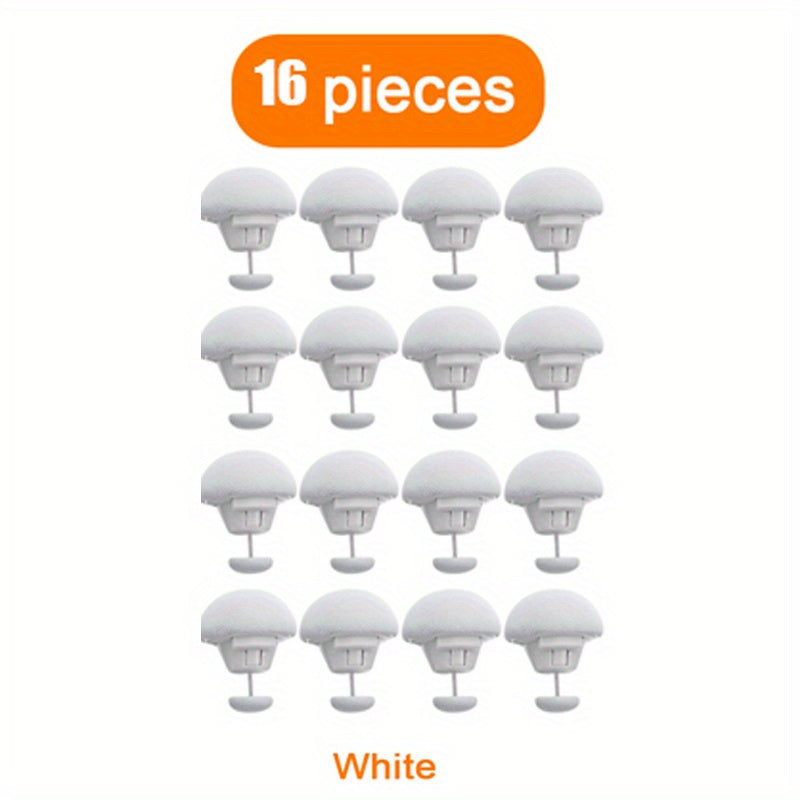 Set of 8/16 Mushroom Quilt Holders for Duvet Covers Non-slip Clips for Bedding