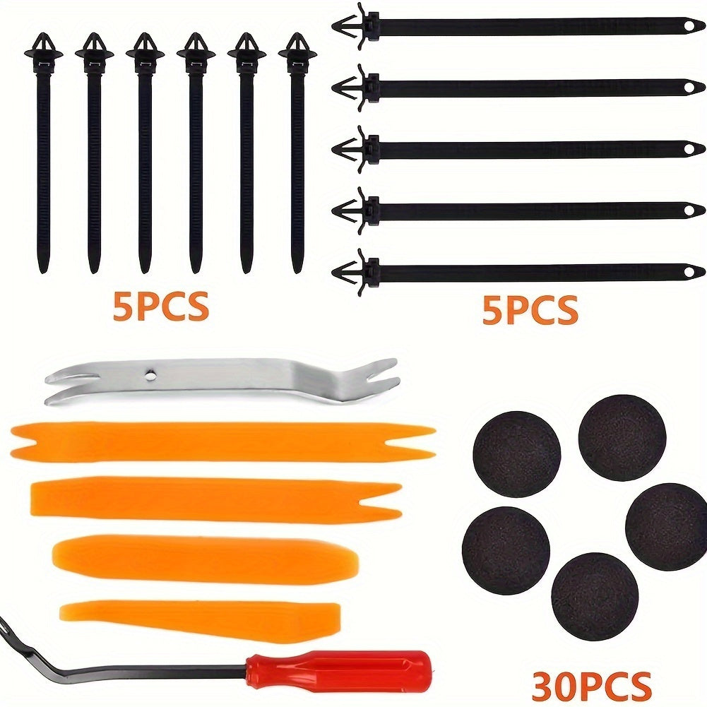 725pcs Auto Fastener Clips Car Body Panel Bumper Door Trim Rivet Kit