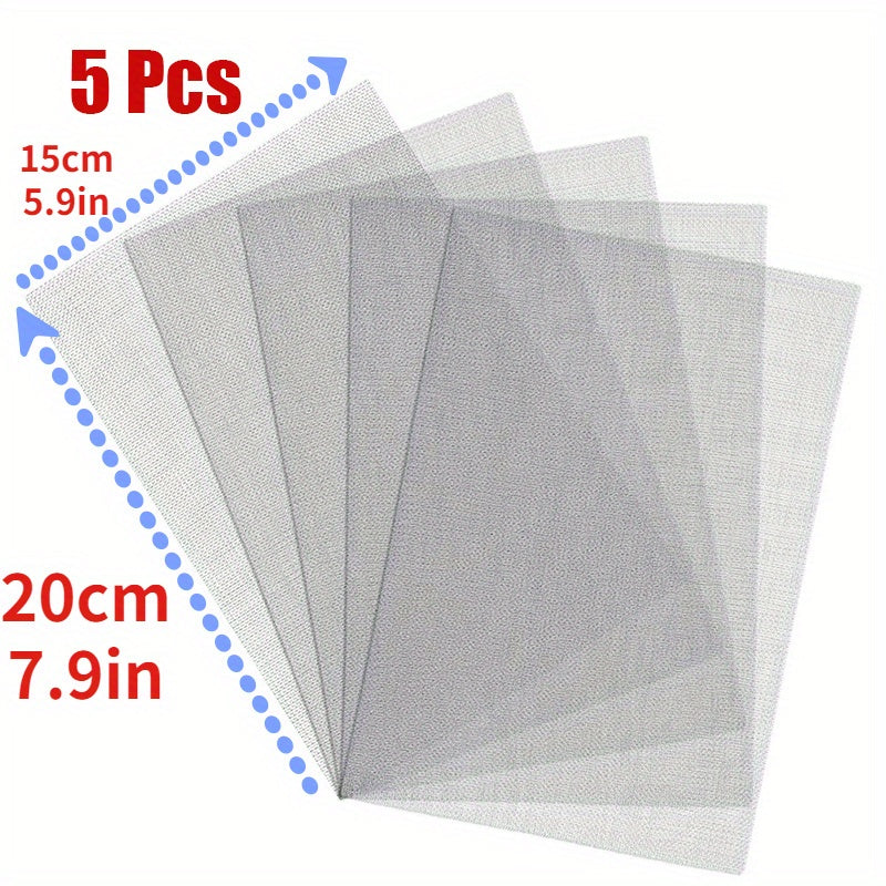 5Pcs Universal Car Bumper Stainless Steel Repair Mesh Crack Fix Kit