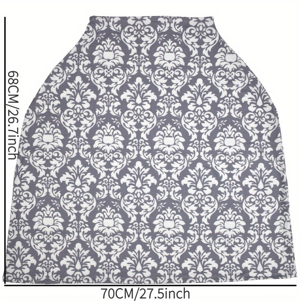 Breastfeeding Nursing Cover Scarf Multi-Use Baby Stroller Car Seat High Chair