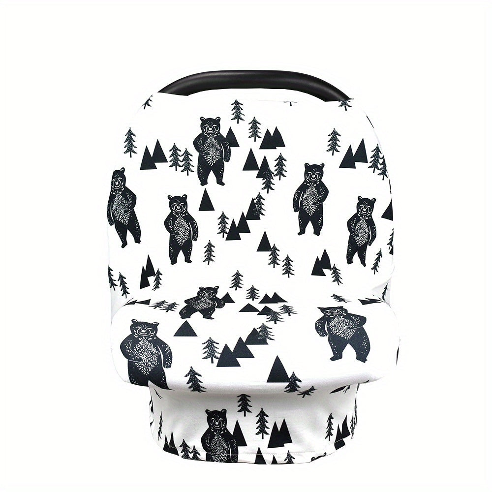 Breastfeeding Nursing Cover Scarf Multi-Use Baby Stroller Car Seat High Chair