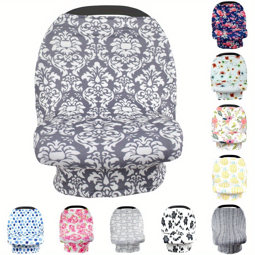 Breastfeeding Nursing Cover Scarf Multi-Use Baby Stroller Car Seat High Chair