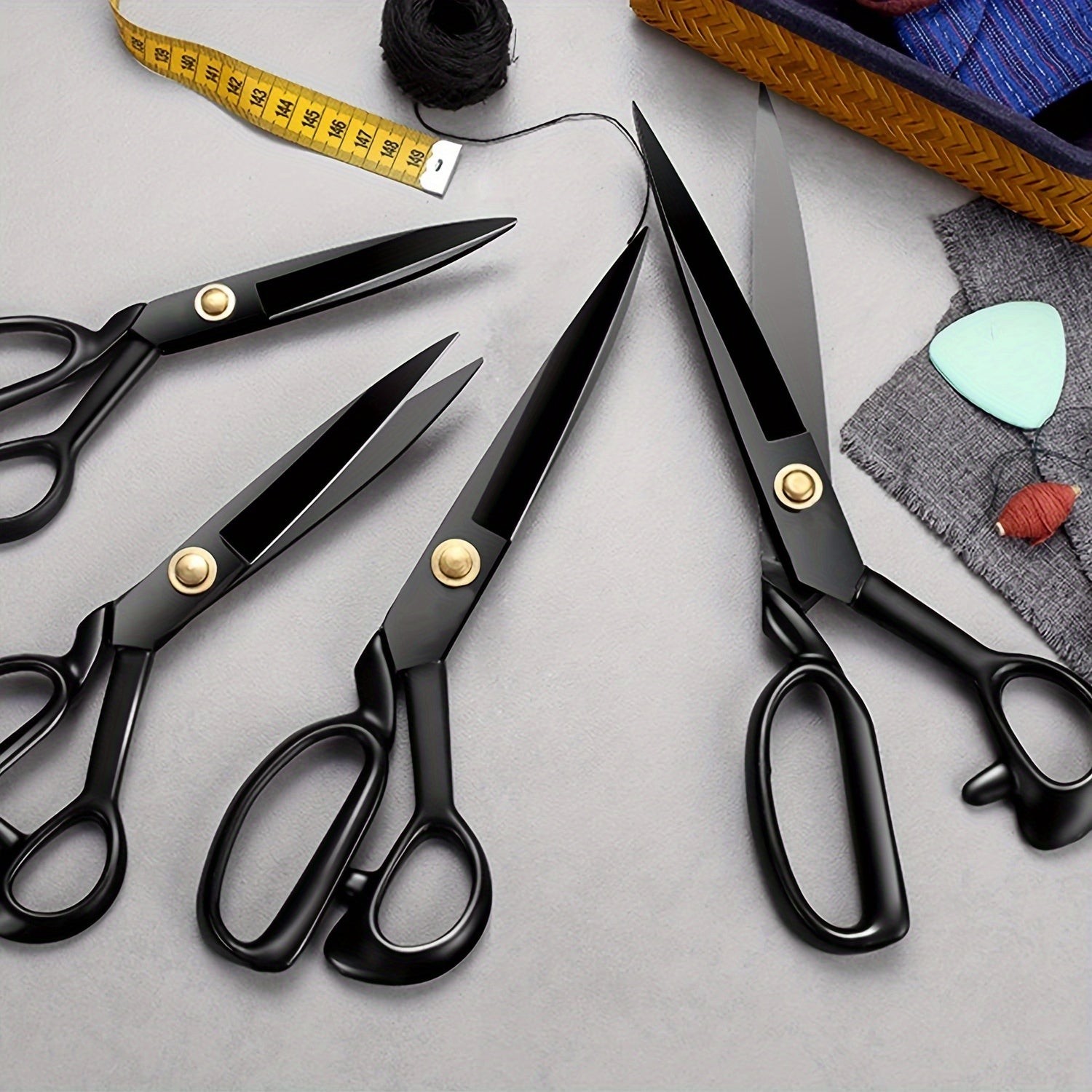 Professional Sewing Scissors Stainless Steel Ultra Sharp for Tailors Dressmakers and Needlework