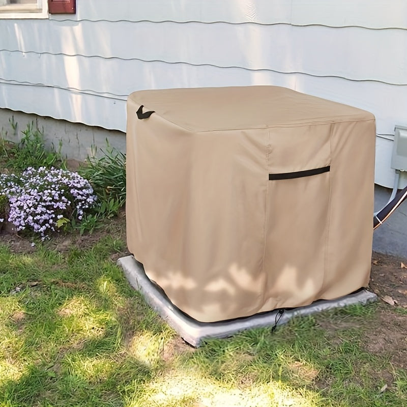 Waterproof 400D Square Air Conditioner Cover Fits Up to 30x30x32 Inches