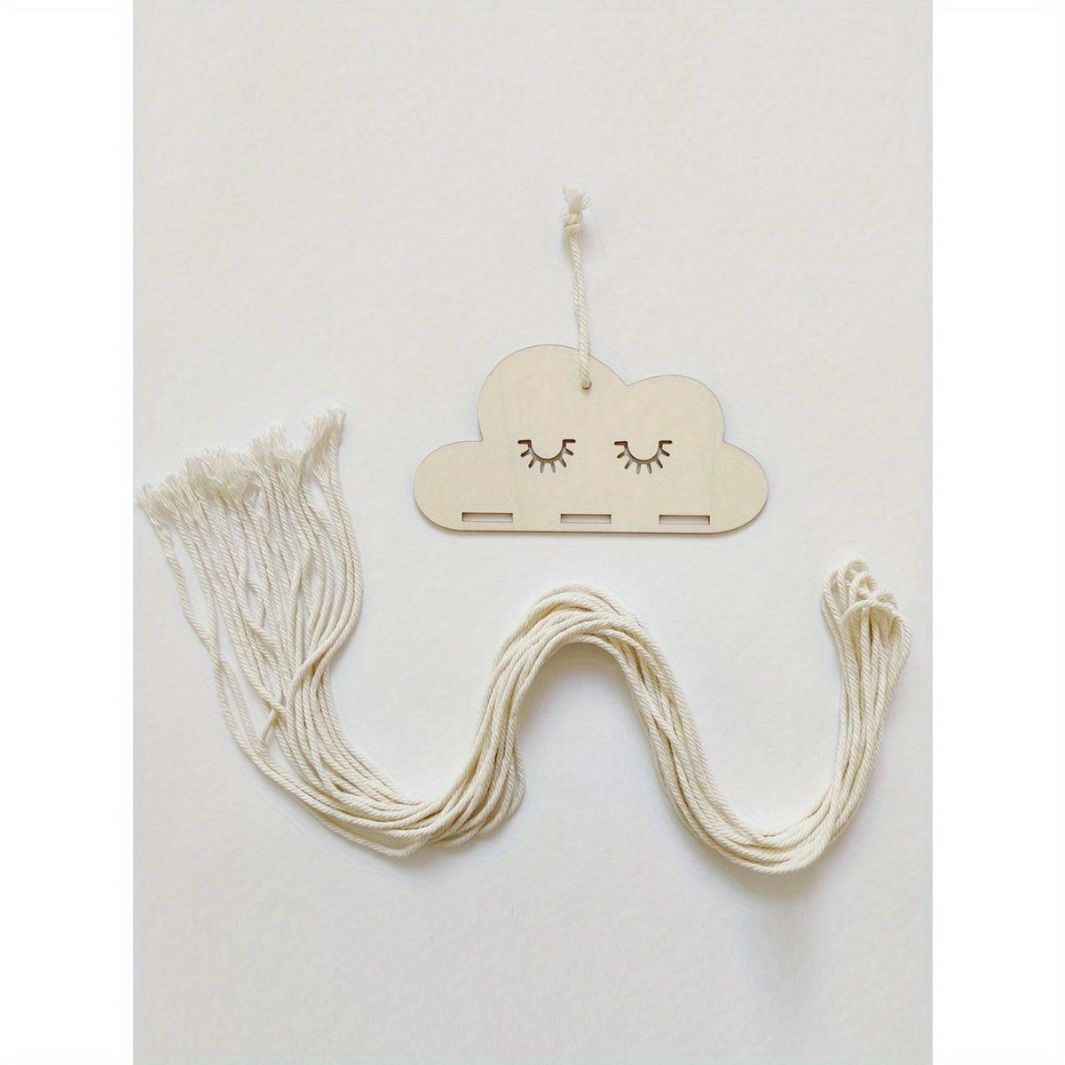 Girls Hair Accessory Organizer Woven Hair Bow Holder for Kids Room Storage