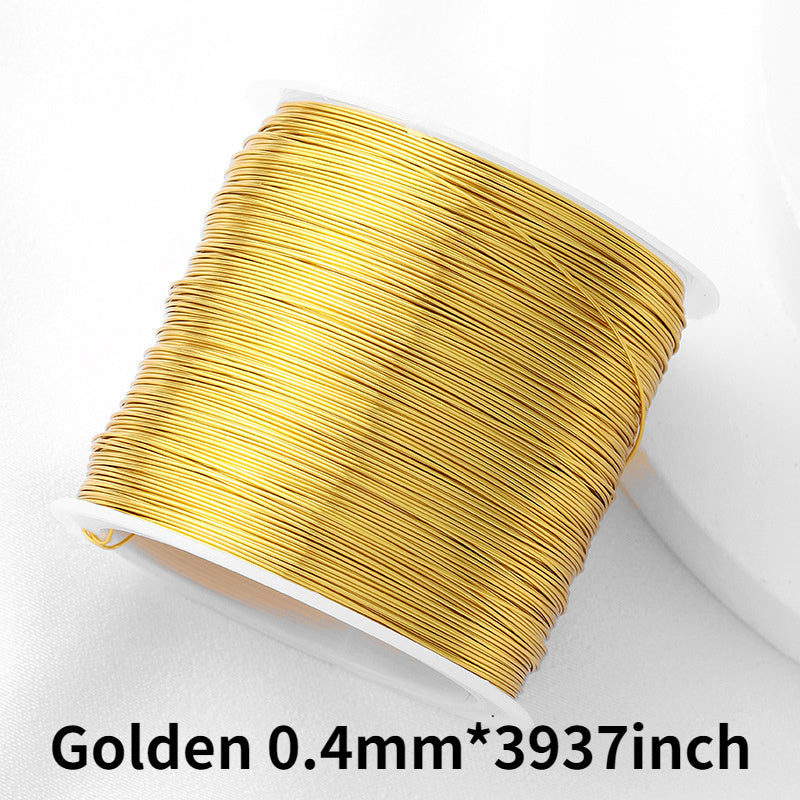 Copper Jewelry Wire 100M Soft for DIY Hair Accessories Bead Stringing and Styling