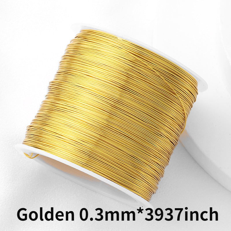 Copper Jewelry Wire 100M Soft for DIY Hair Accessories Bead Stringing and Styling