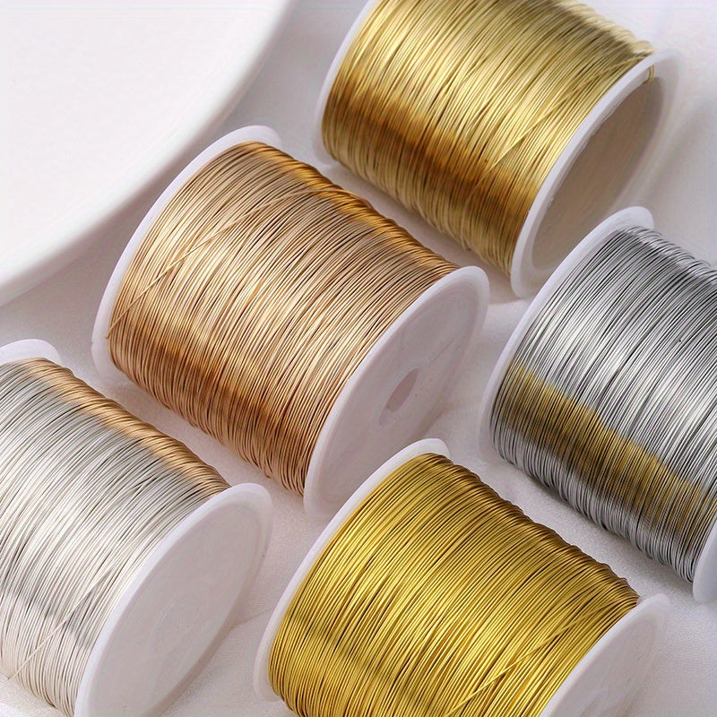 Copper Jewelry Wire 100M Soft for DIY Hair Accessories Bead Stringing and Styling