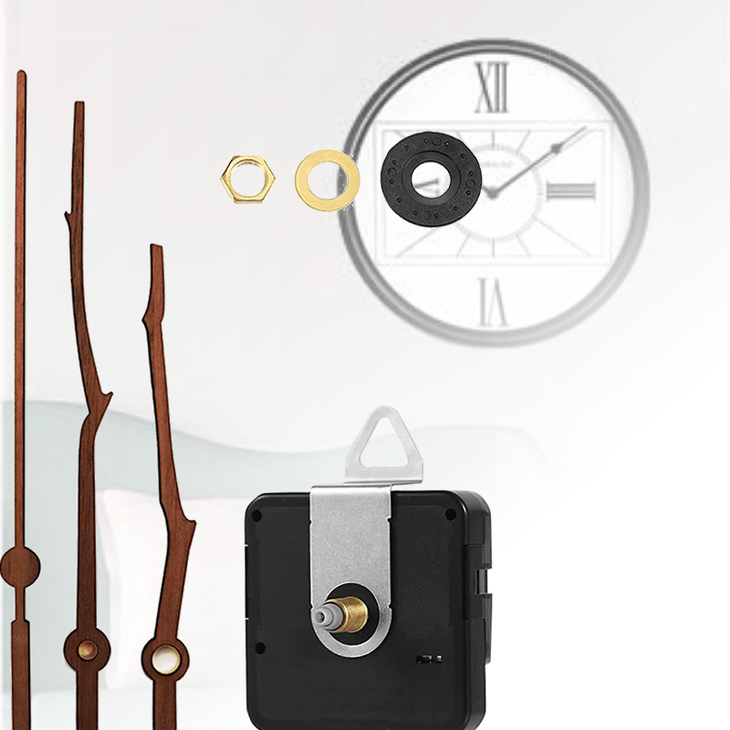 Quartz Wall Clock Movement Kit 39.88cm Diameter Replacement Mechanism for Home Clocks