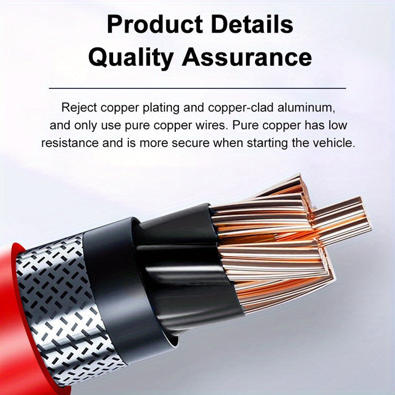 Portable Car Jump Starter for 3L Gasoline Engines with Power Bank and LED Flashlight