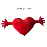 Couple Romantic Love Hand Palm Pillow Sofa Cushion Heart Pillow for Valentine's Day Gift