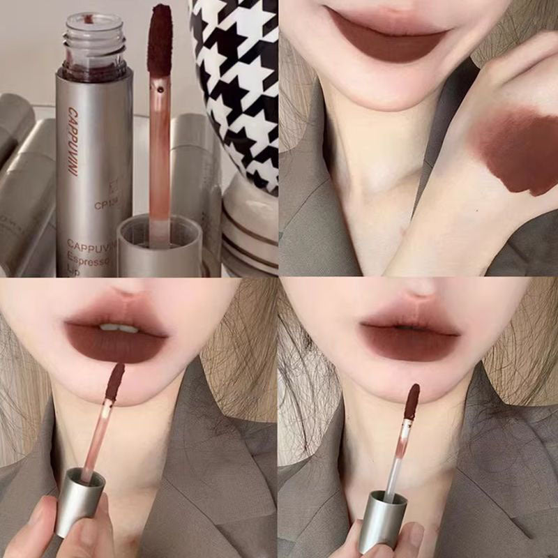 Женский матовый лак для губ Cinnamon Milk Tea нюдовая помада