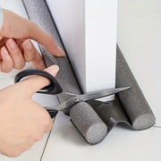 Flexible Non-Adhesive Door Seal Strip with Door Protection Block