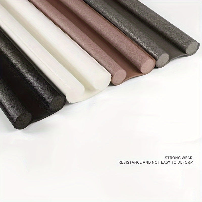 Flexible Non-Adhesive Door Seal Strip with Door Protection Block