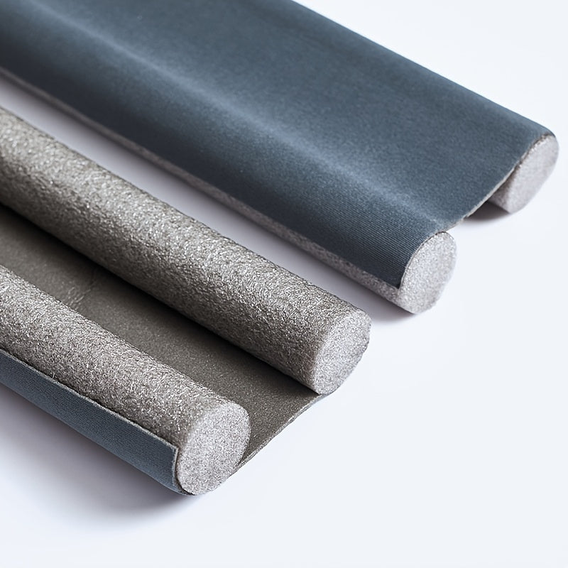 Flexible Non-Adhesive Door Seal Strip with Door Protection Block