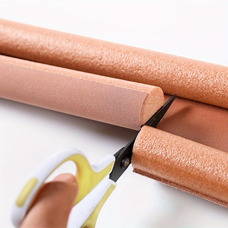 Flexible Non-Adhesive Door Seal Strip with Door Protection Block