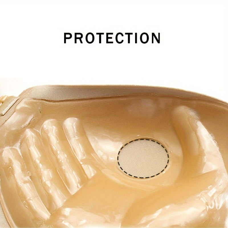 Women’s Strapless Seamless Self-Adhesive Lift Bra Opaque Silicone Support