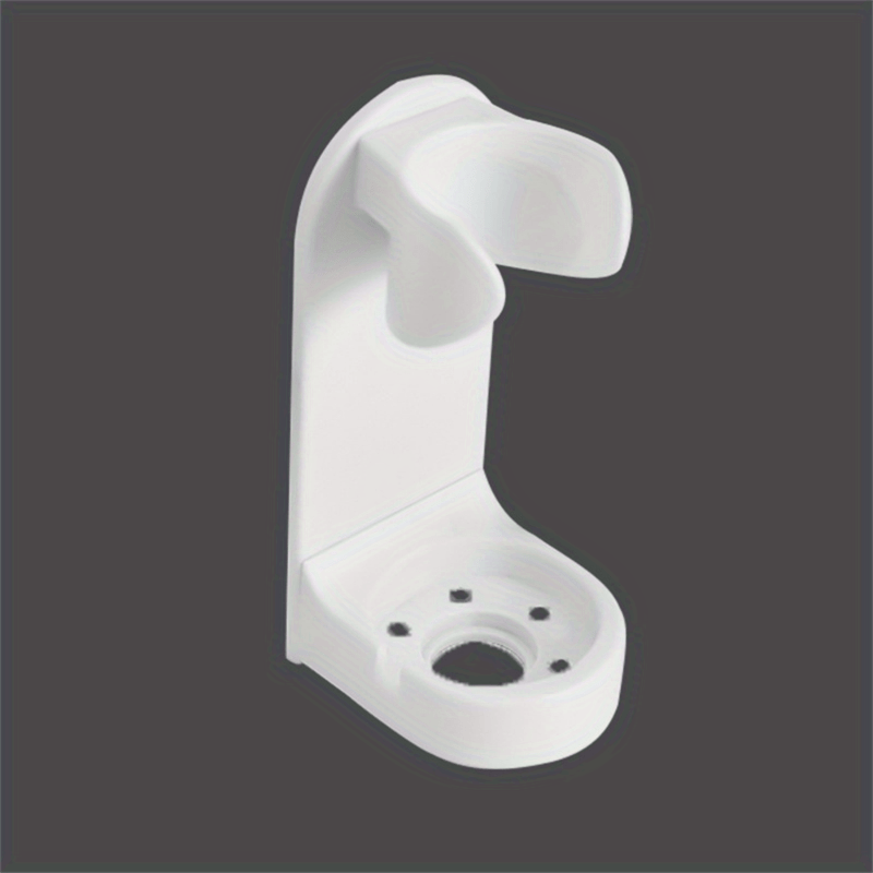 Wall Mount Toothbrush Holder Plastic Open Storage No Electricity Bathroom Accessory