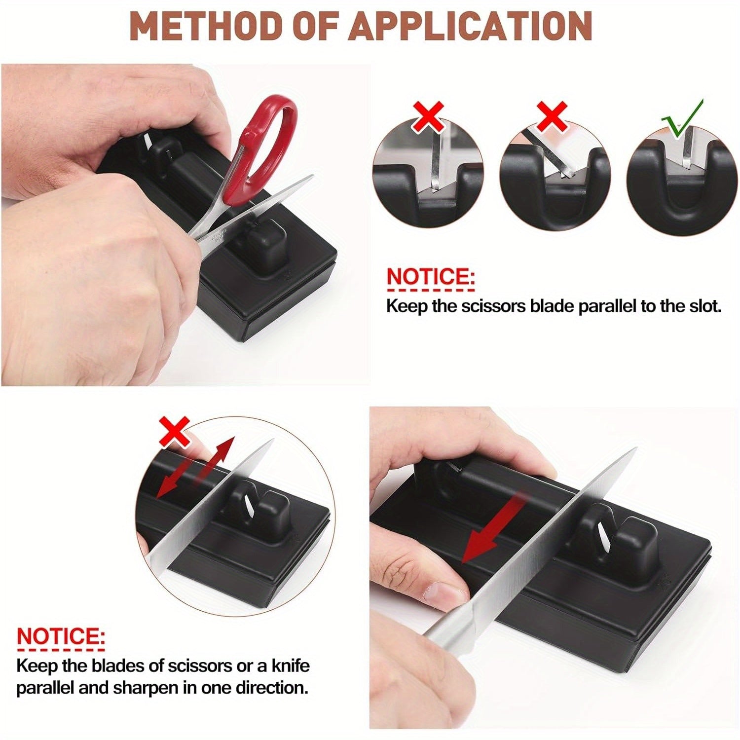 Professional pichoqni shimgichni tozalash to'plami, olmos va keramika maydalash disklari bilan, magnitli yo'riqnoma