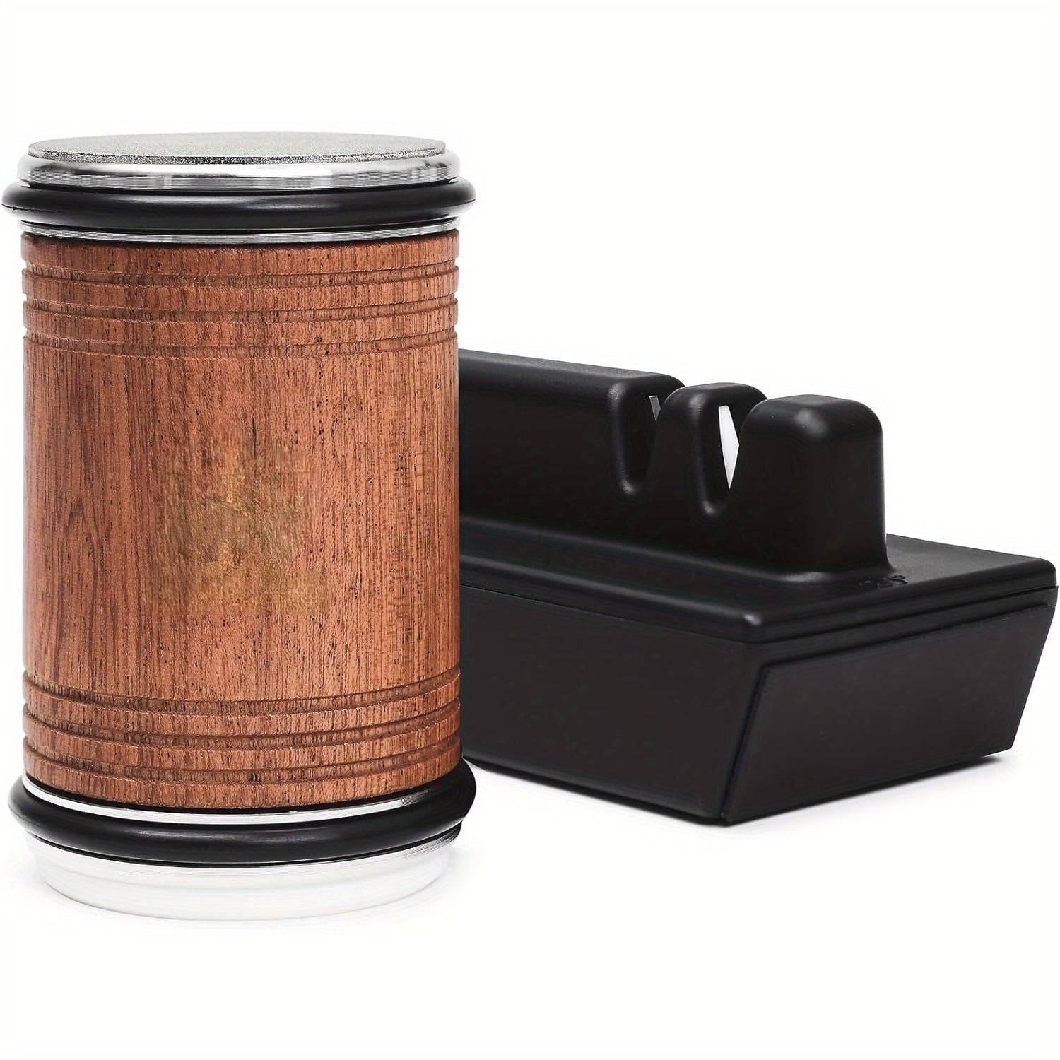 Professional pichoqni shimgichni tozalash to'plami, olmos va keramika maydalash disklari bilan, magnitli yo'riqnoma