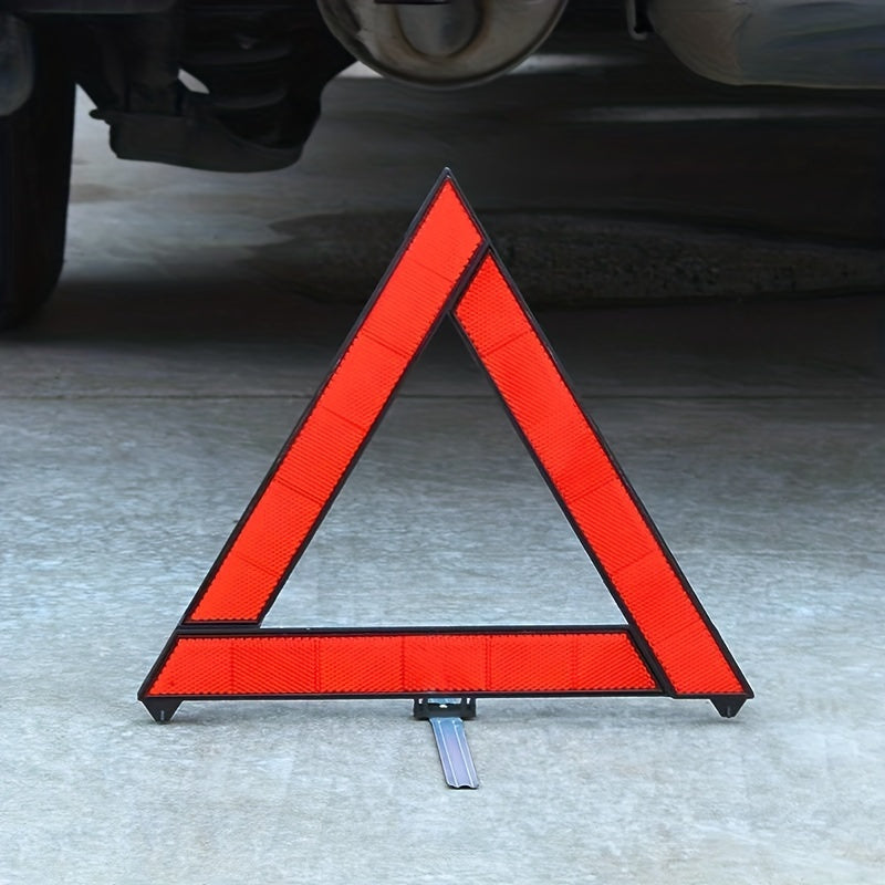 Car Safety Warning Sign Reflective Foldable Tripod Emergency Tool