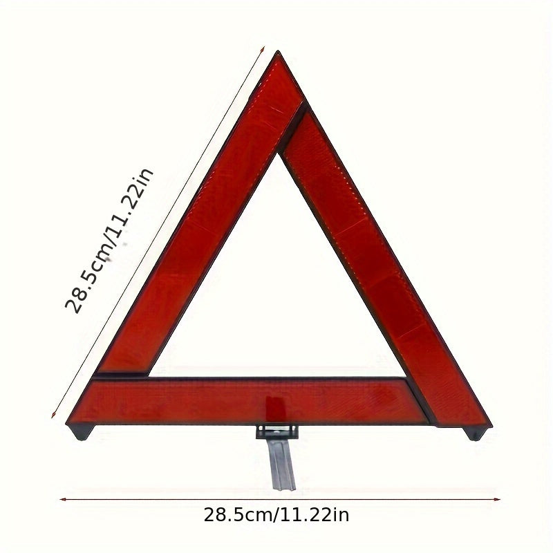 Car Safety Warning Sign Reflective Foldable Tripod Emergency Tool