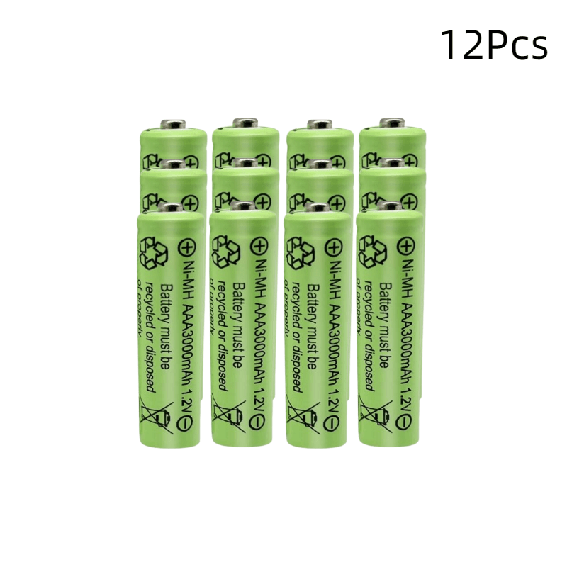 AAA Rechargeable Ni-MH Battery 3000mAh 1.2V for Cameras Toys Flashlights