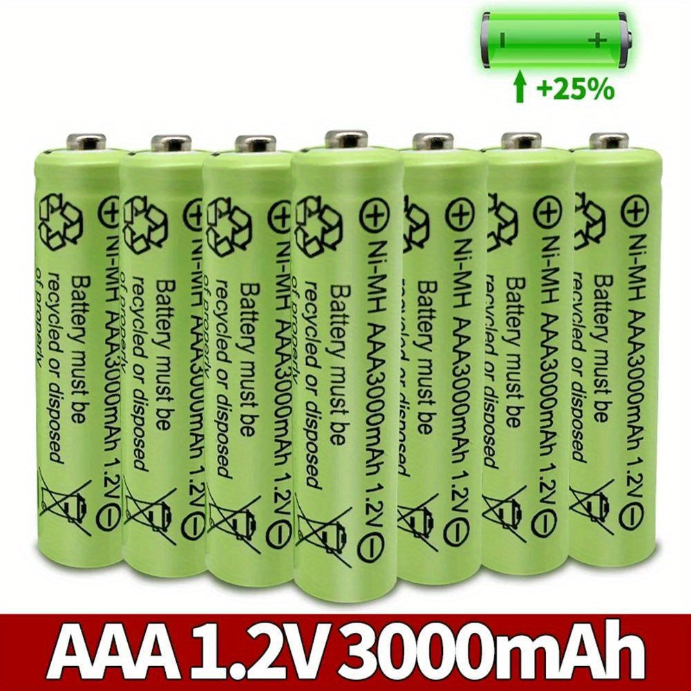 AAA Rechargeable Ni-MH Battery 3000mAh 1.2V for Cameras Toys Flashlights