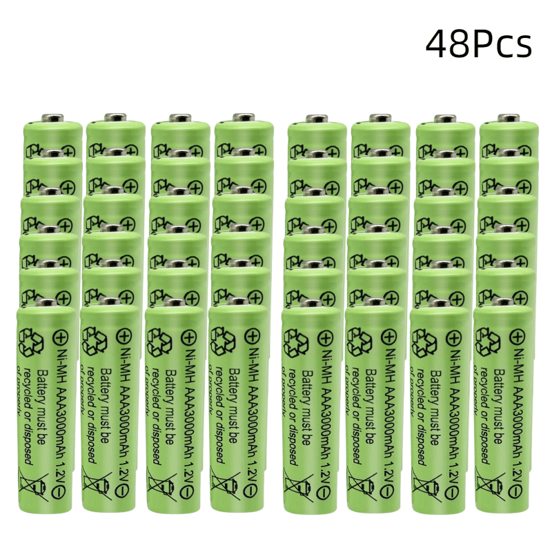AAA Rechargeable Ni-MH Battery 3000mAh 1.2V for Cameras Toys Flashlights