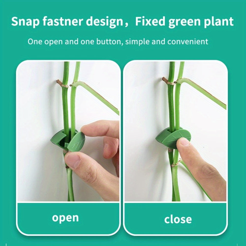 Invisible Plant Climbing Wall Fixtures 10/30/50 Pack Plastic Support Clips for Vines and Cables