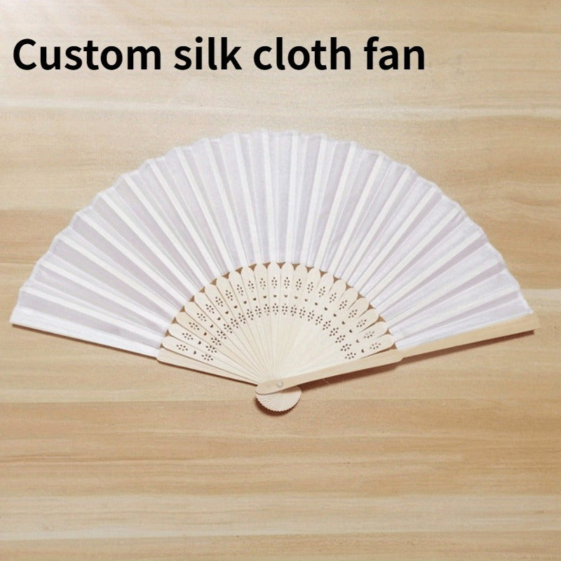 Bamboo Silk Hand Fan for Weddings Parties and Gifts Portable Stylish