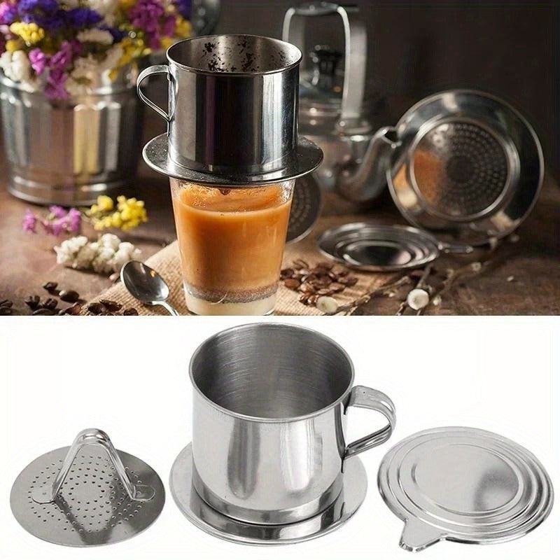 Stainless Steel Coffee Drip Filter Maker Portable Infuse Cup for Home Travel