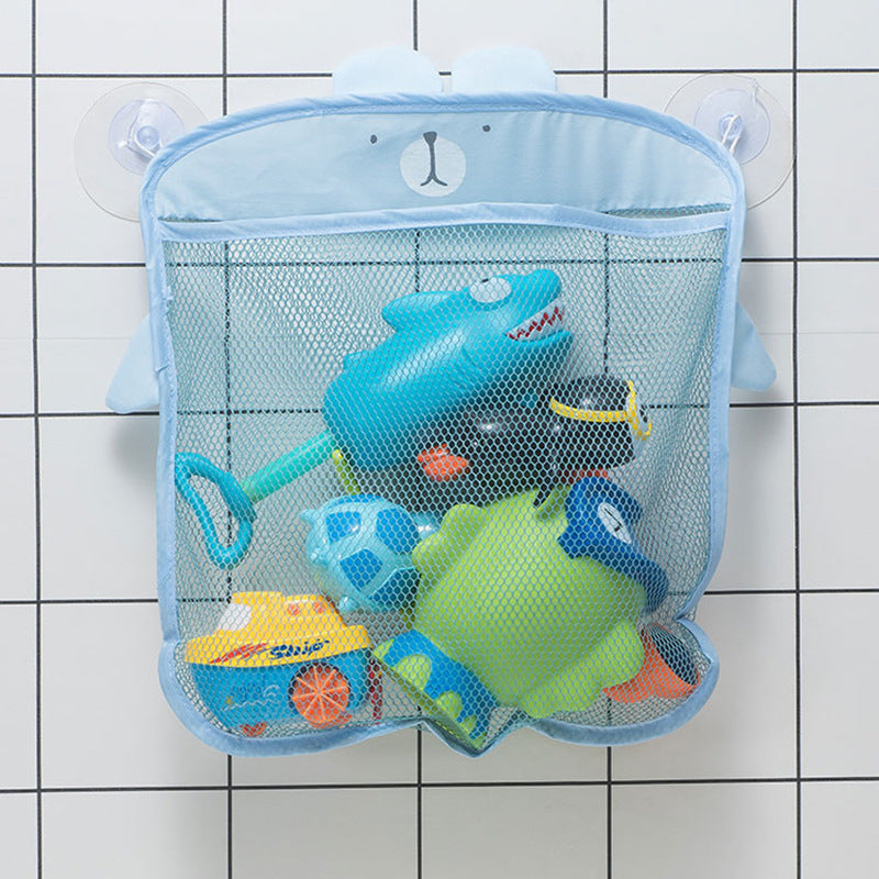Foldable Bathroom Shower Organizer with Cartoon Design for Kids Storage