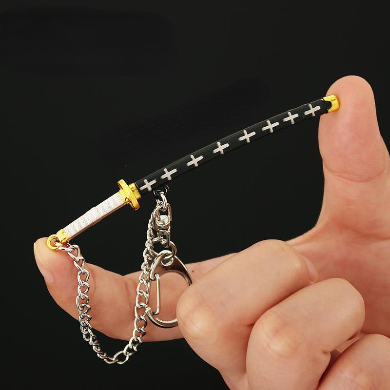 Miniature Weapon Keychain for Men Gaming Fans Collectors Gift