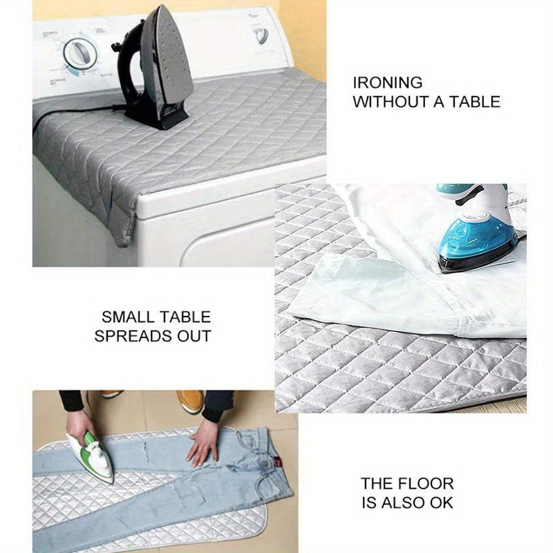 Large Heat Resistant Ironing Mat Laundry Cover Protector for Washer Dryer