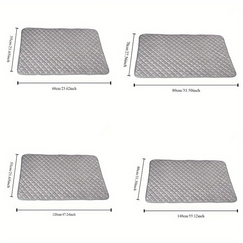 Large Heat Resistant Ironing Mat Laundry Cover Protector for Washer Dryer