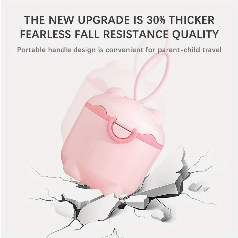 Four-Layer Milk Powder Storage Container with Rotating Snack Box Food Organizer