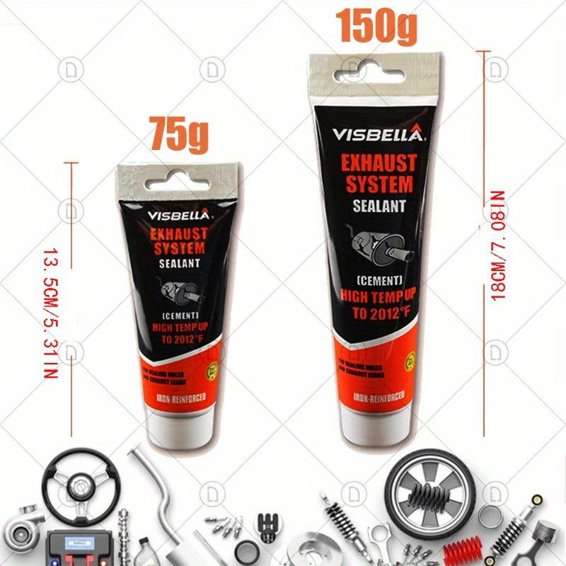Universal High Temp Exhaust Pipe Sealant for Automotive Metal Repair
