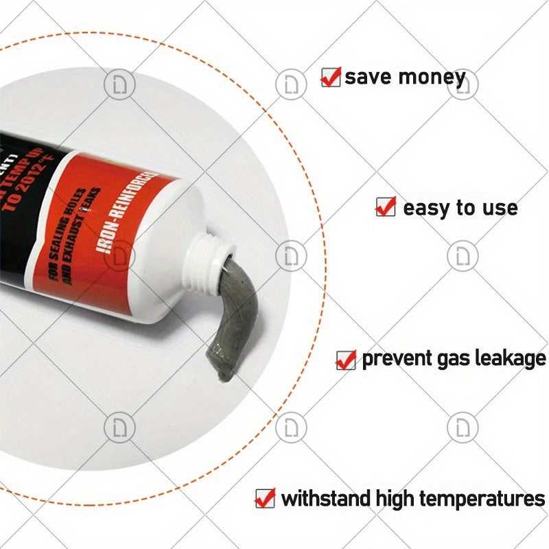Universal High Temp Exhaust Pipe Sealant for Automotive Metal Repair