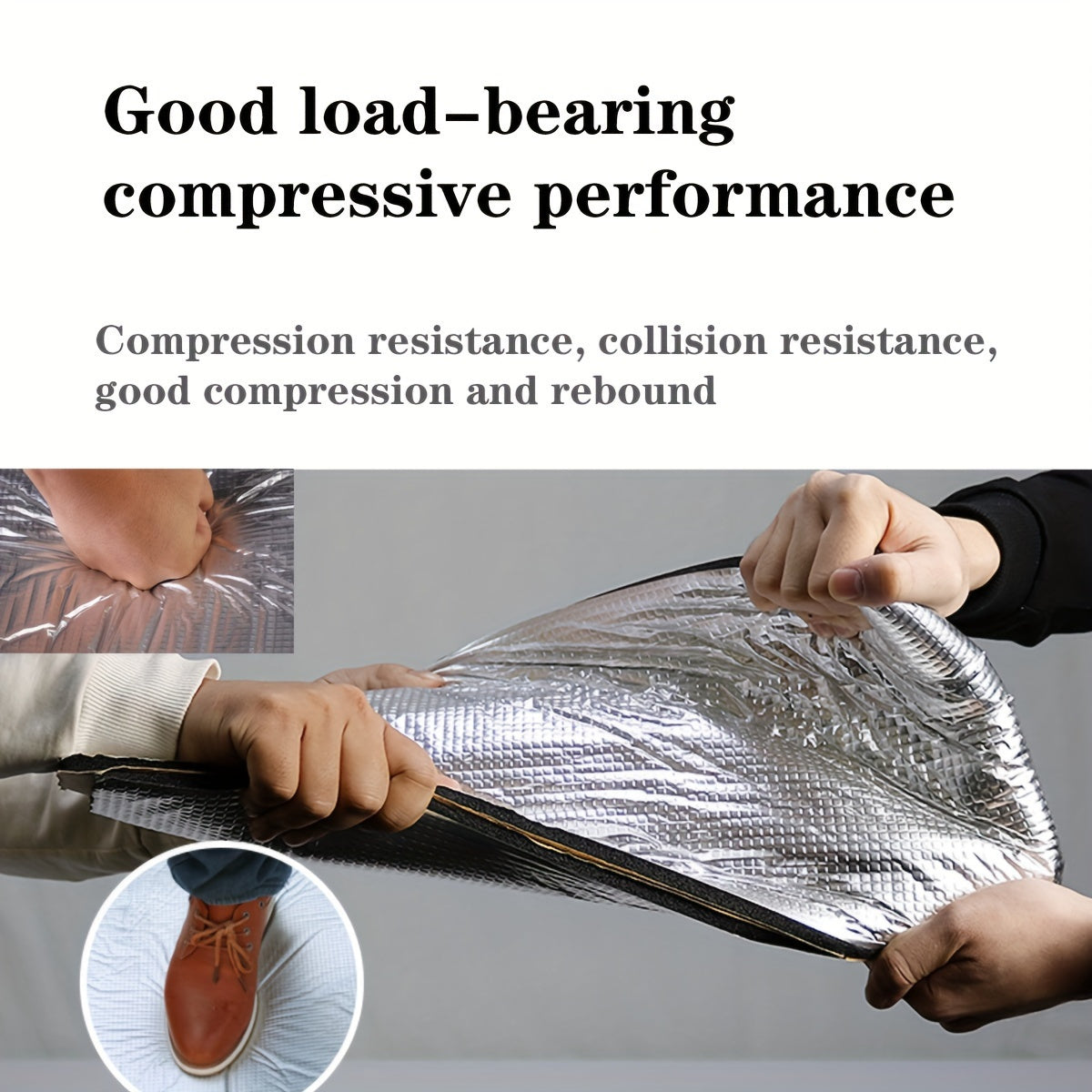 Car Sound Insulation Mat Heat Deadener Noise Proofing Foam Kit