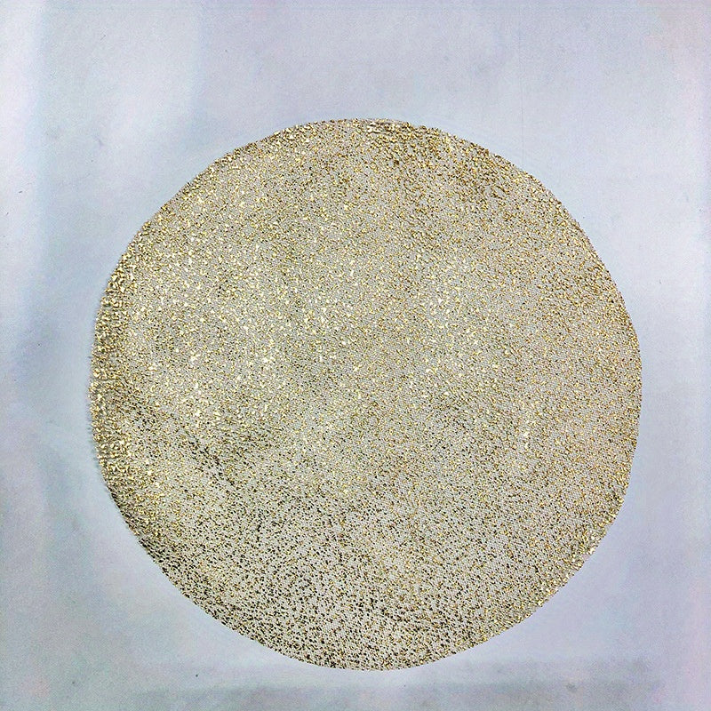 50 dona oltin folga bilan o'ralgan dumaloq stol matoqlar, to'ylar va uy bezaklari uchun