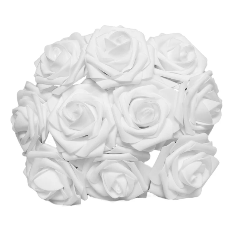 Artificial Rose Flowers Set for Garden Wedding Party Home Decor 25 Pieces